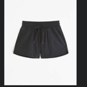 motionTEK High Rise Lined Workout Short - Black YPB Abercrombie & Fitch